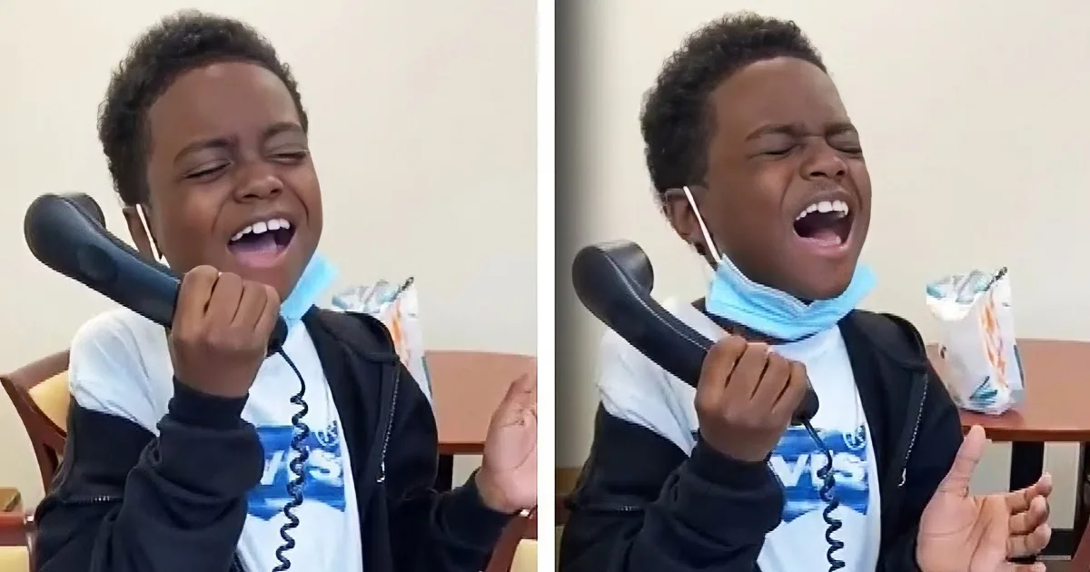 Student Belts out 'National Anthem' on the Loudspeaker to Celebrate School Reopening