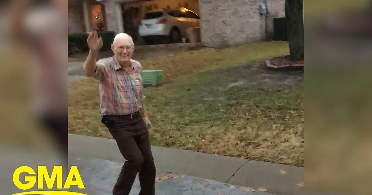 89-Yr-Old Grandpa's 'Goodbye Runs' Become a Cherished Family Tradition