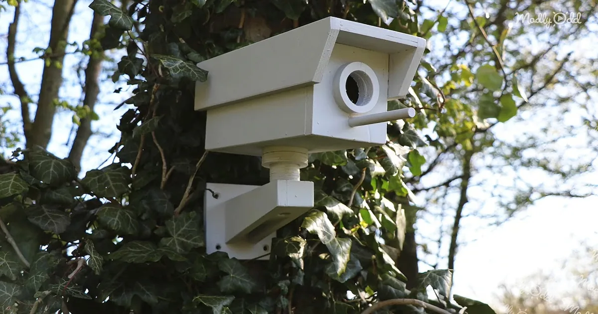 Building a Fake Security Camera Birdhouse