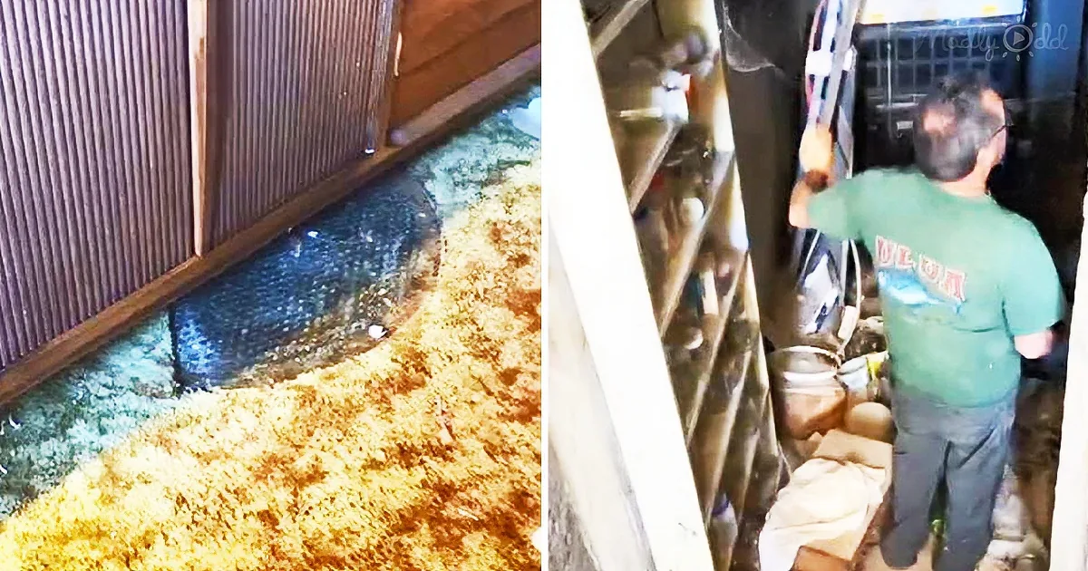 A woman’s bedroom has a 50 year old bomb shelter underneath