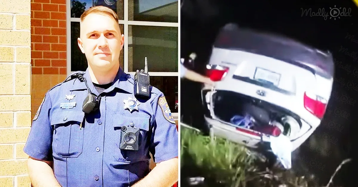 Heroic Police Officer Helps Woman Who Is Stuck Under a Car