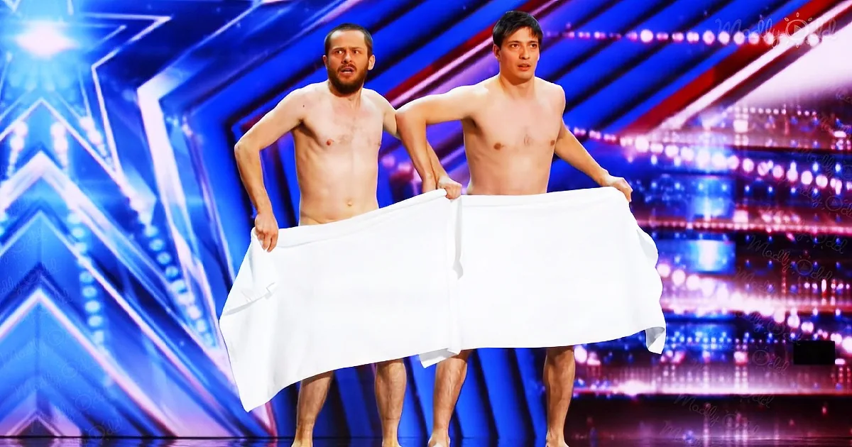 Les Beaux Frères wear nothing but towels on America’s Got Talent