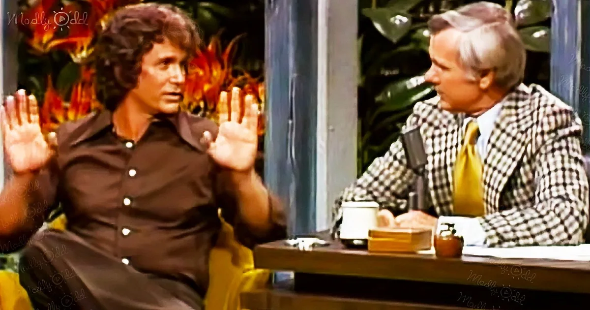 Michael Landon humors Johnny Carson with home improvement stories