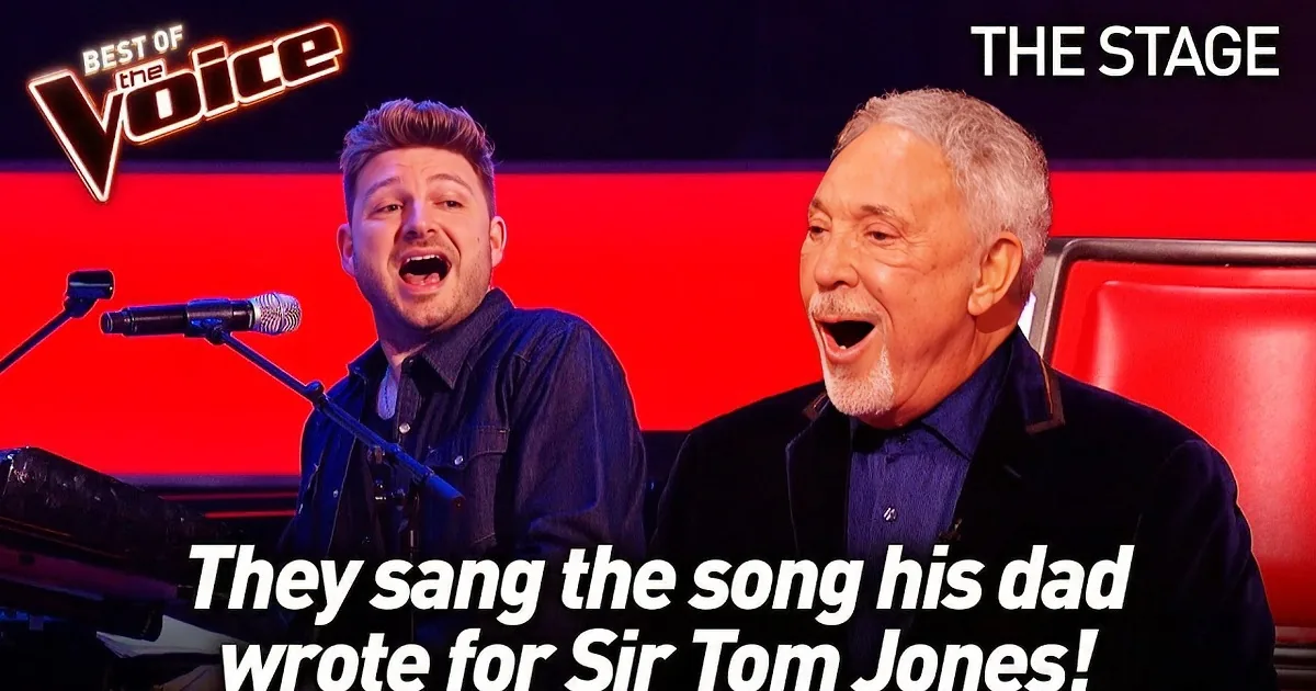 Peter Donegan and Sir Tom Jones Sing 'I'll Never Fall in Love Again' on the Voice