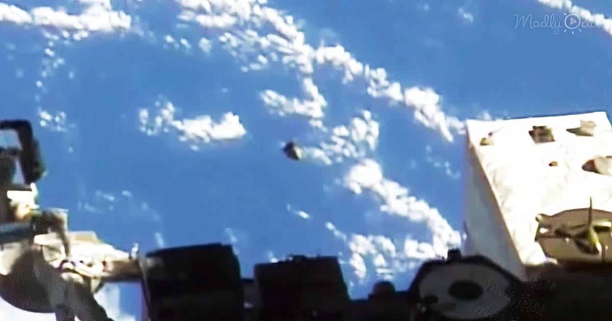 Ufo Spying on International Space Station Captured on Film