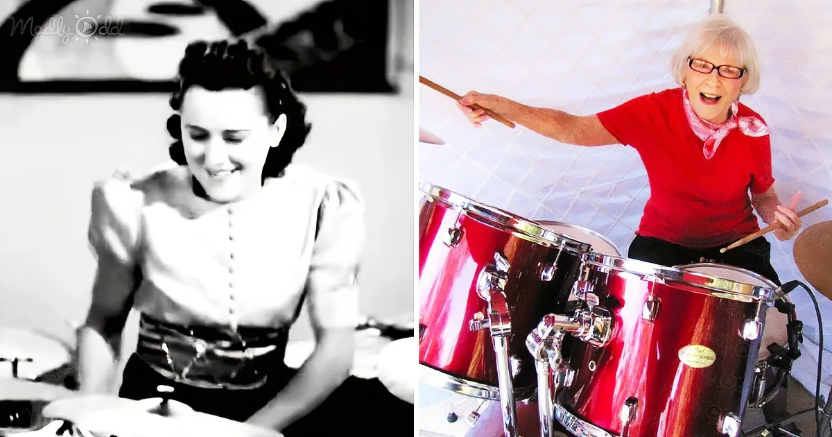 106-Year-Old Woman Has Been a Professional Drummer for 80 Years