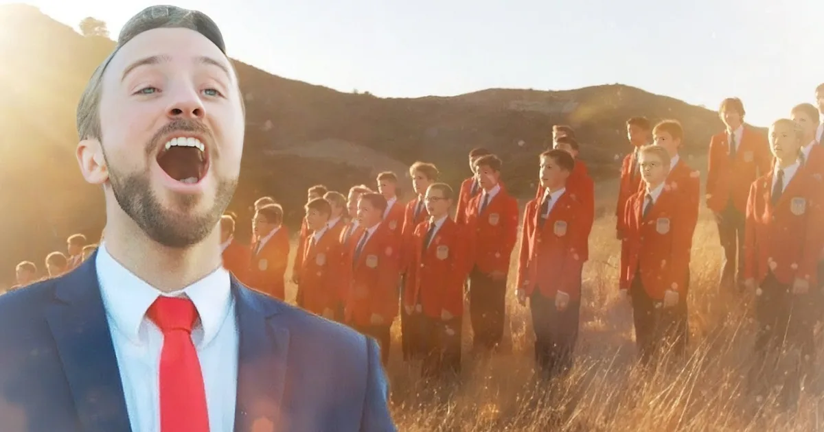 Peter Hollens Sings Beautifully With the All American Boys Chorus