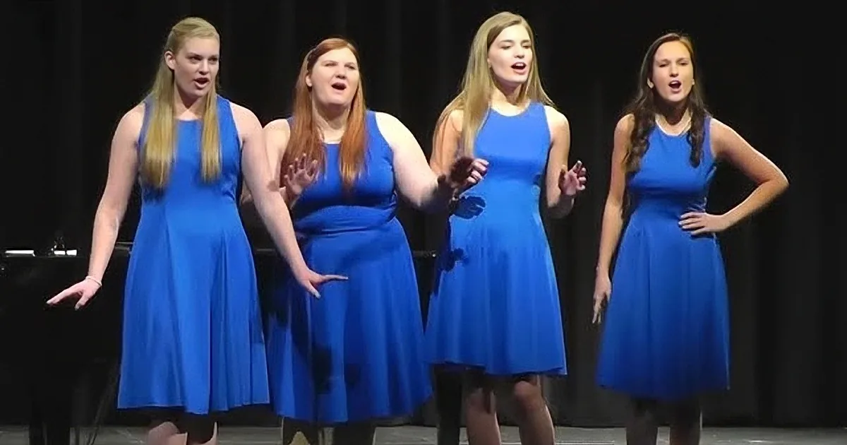 Women's Barbershop Quartet Beautifully Sings 'Mr. Sandman'