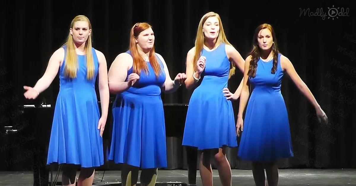A wonderfully talented barbershop quartet cover “Mr. Sandman”