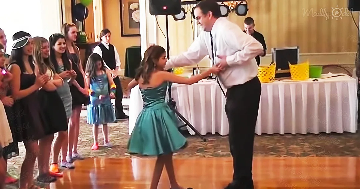 Dad and daughter dance amazingly together to songs of all genres