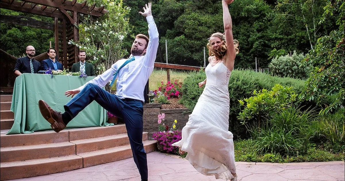 Newlyweds Show off Their Hilarious Dance Moves