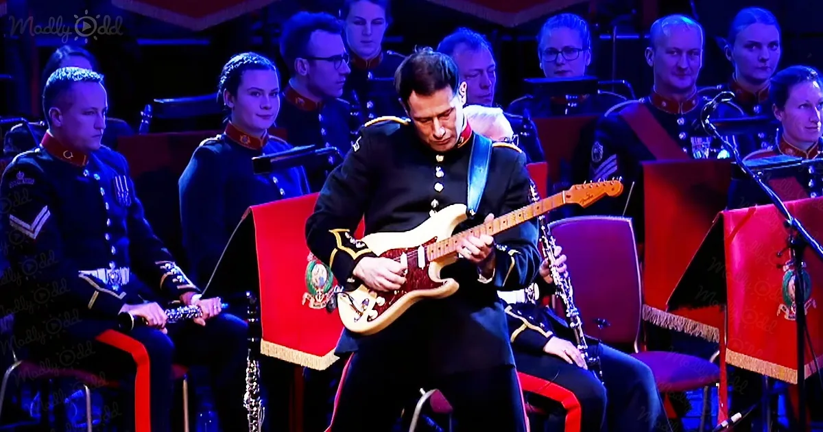 The Bands of Hm Royal Marines Delights Audience With 'The Final Countdown'