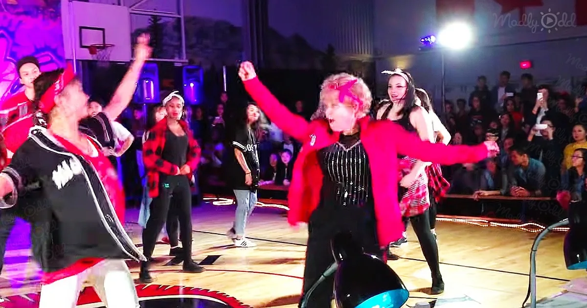 Students' 'Uptown Funk' Routine Gets Owned by 60-Year-Old Teacher's Moves
