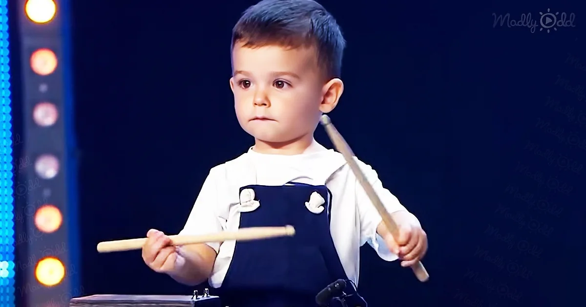 2-Year-Old Baby Drummer Stuns the Judges of Spain's Got Talent
