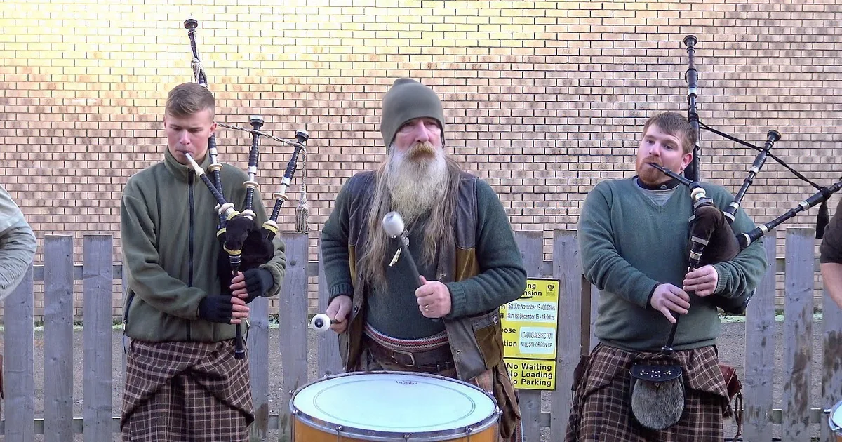 Tribal Scottish Band Plays the Most Invigorating Battle Song