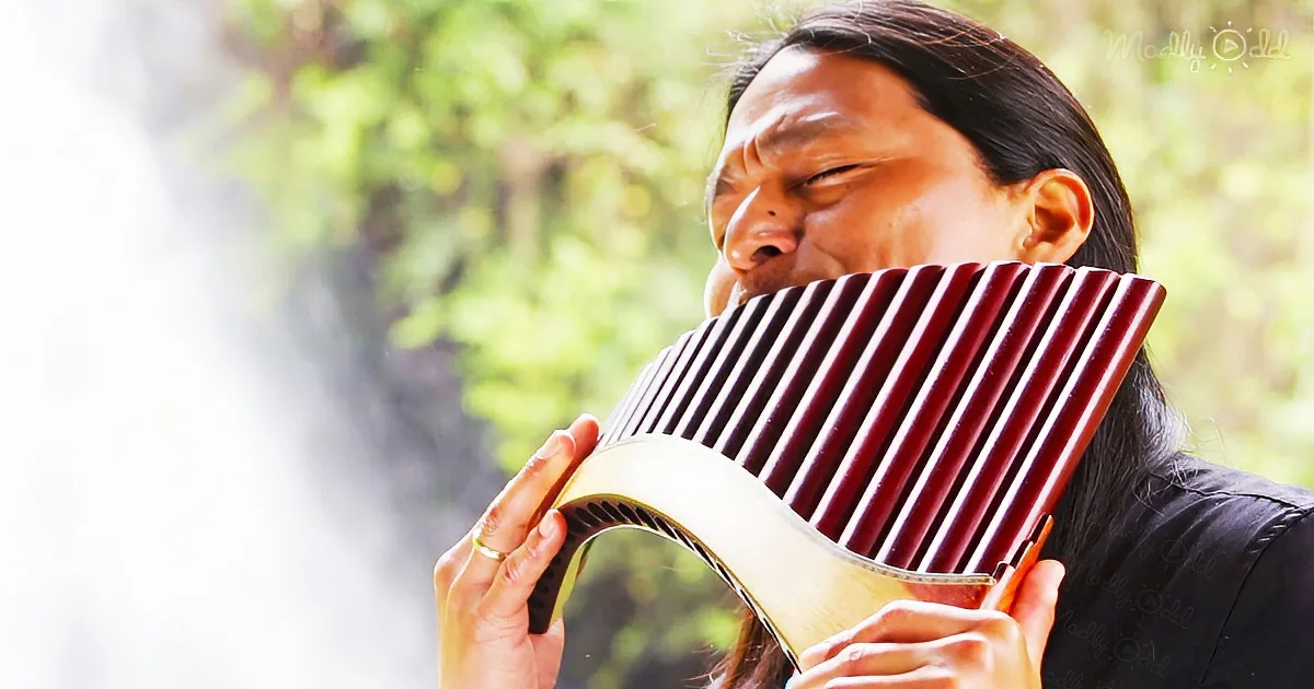 Native American brothers' pan flutes cover ‘The Lonely Shepherd’
