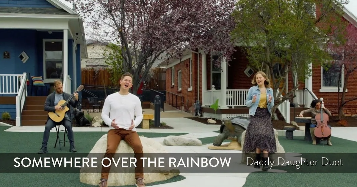 Father and Daughter Sing the Most Beautiful Version of 'Somewhere Over the Rainbow'