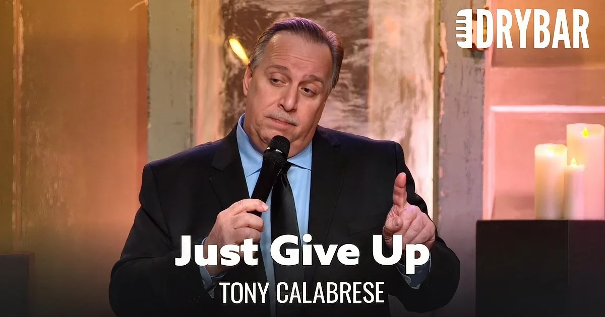 Comedian Tony Calabrese Hilariously Describes the Funny Side of Getting Old