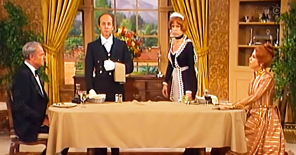 Butler and maid go to extremes on The Carol Burnett Show sketch