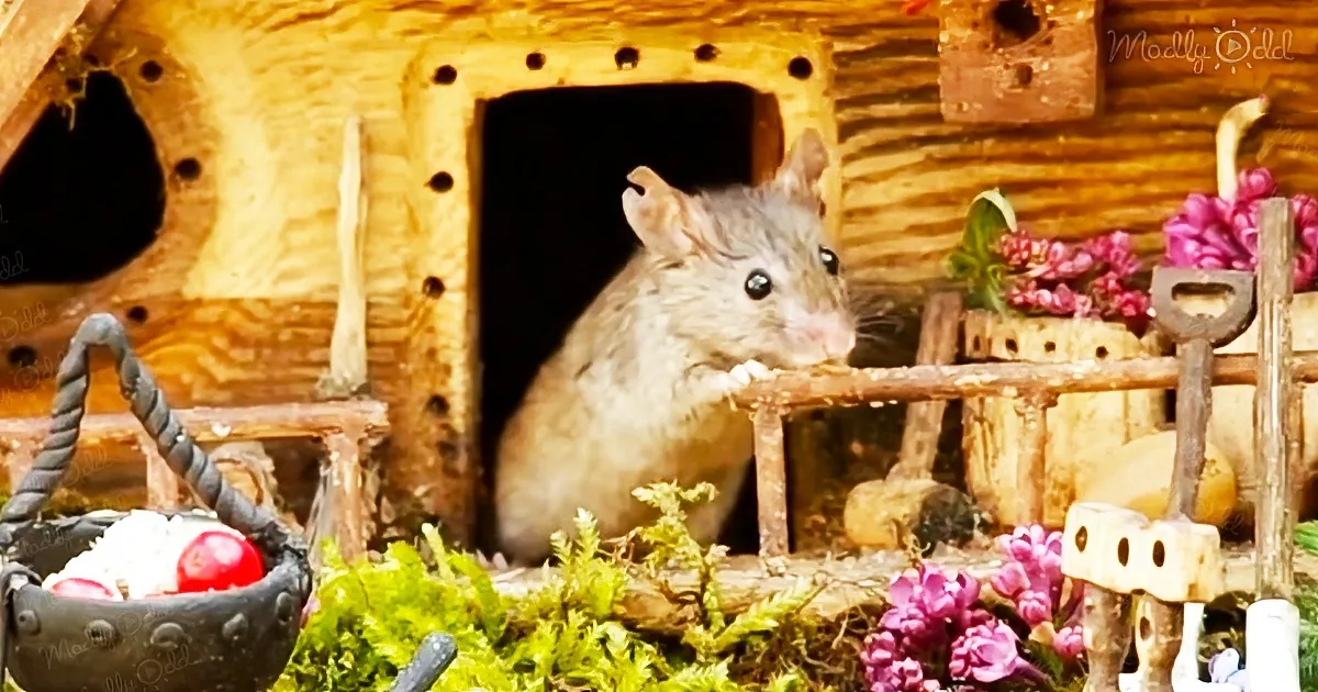 Man builds Hobbit-style village for mice