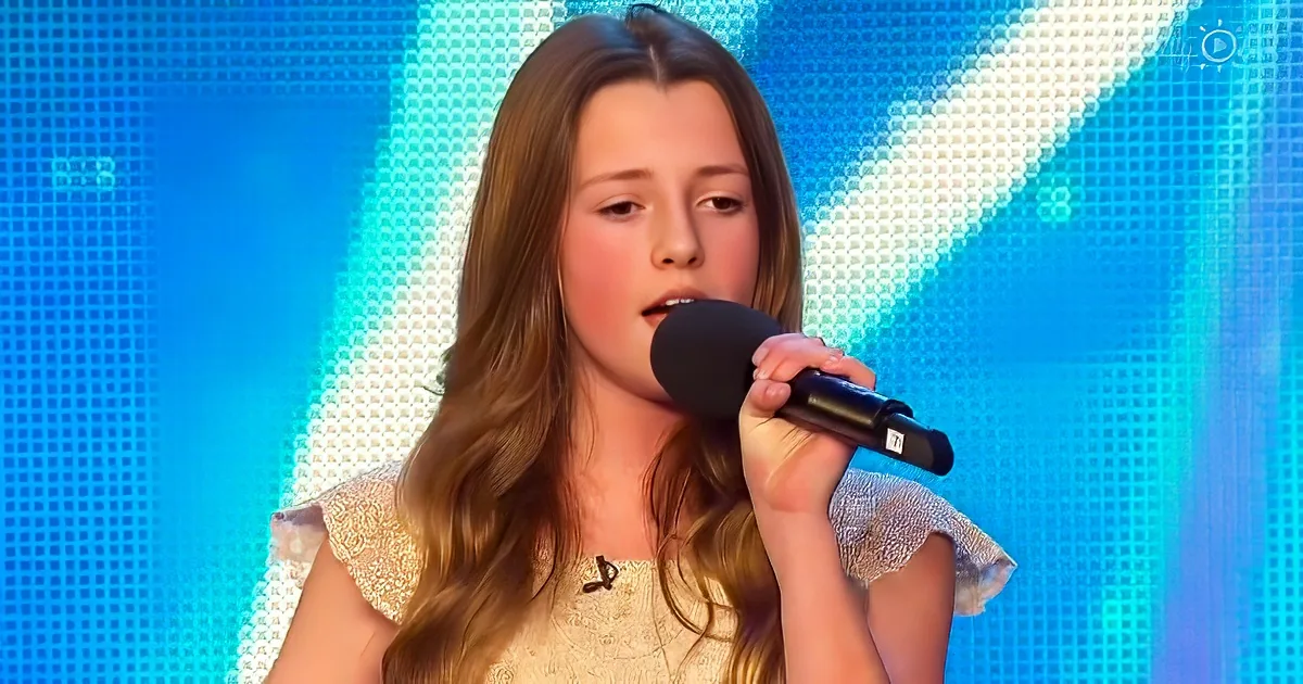 Maia Gough singing on BGT