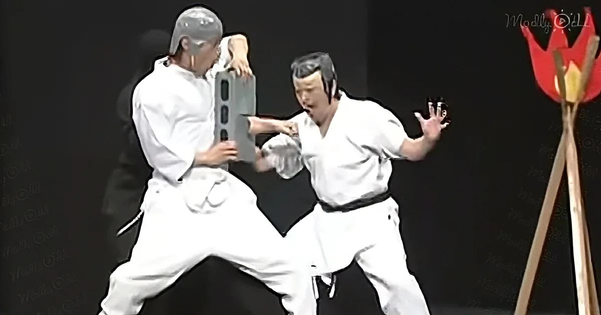 Karate master's hilarious mind-bending performance