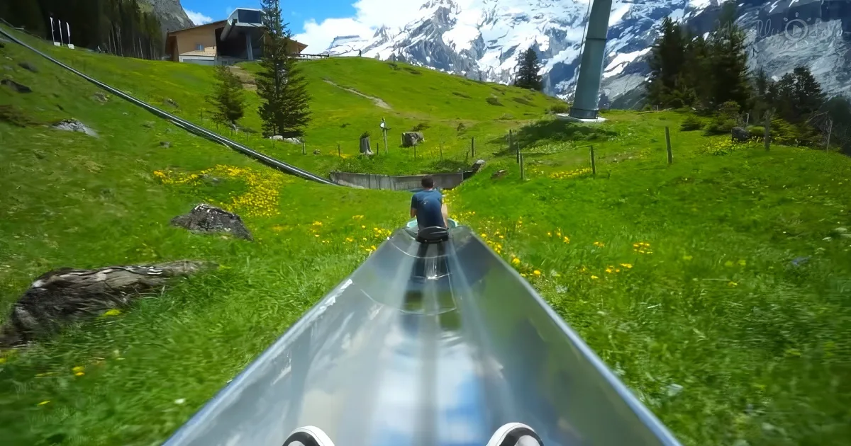 Switzerland mountain coaster