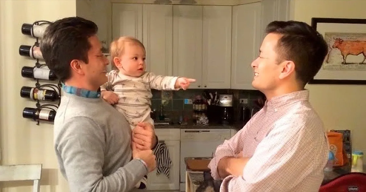 Baby Can't Tell Which of These Identical Twins Is His Real Dad
