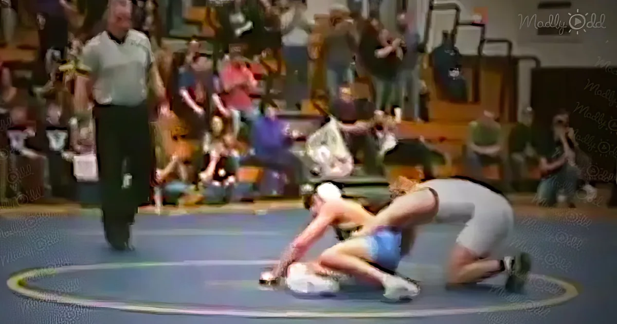 Champion school wrestler