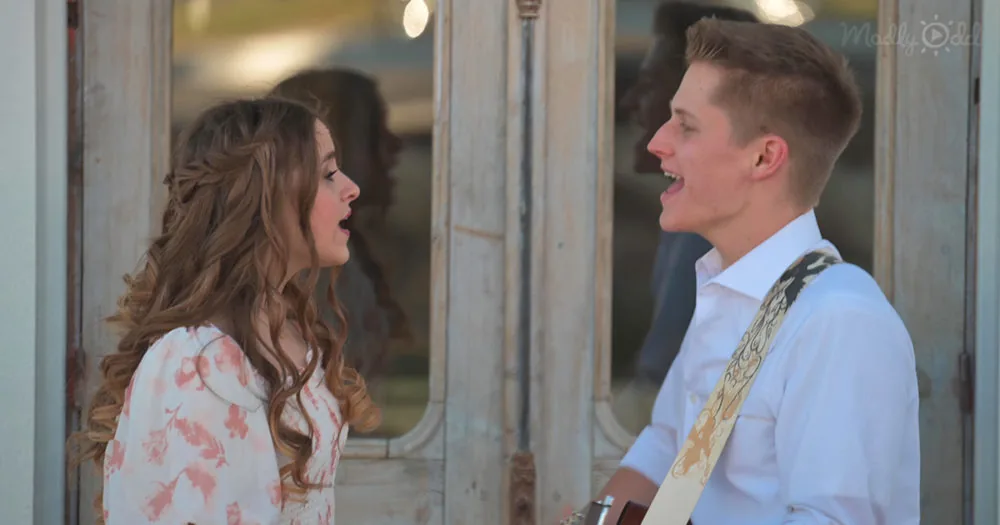 Teens duet Dolly Parton’s ‘There Was Jesus’