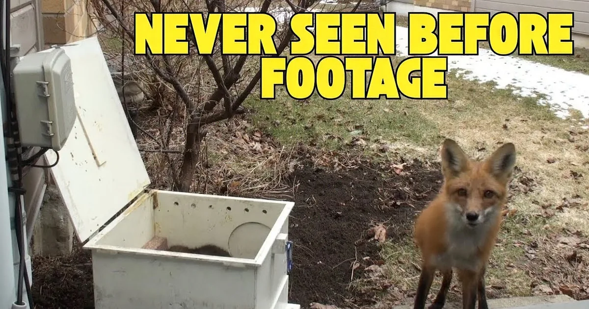 A Mother Fox Returns to Pick up Her Rescued Babies