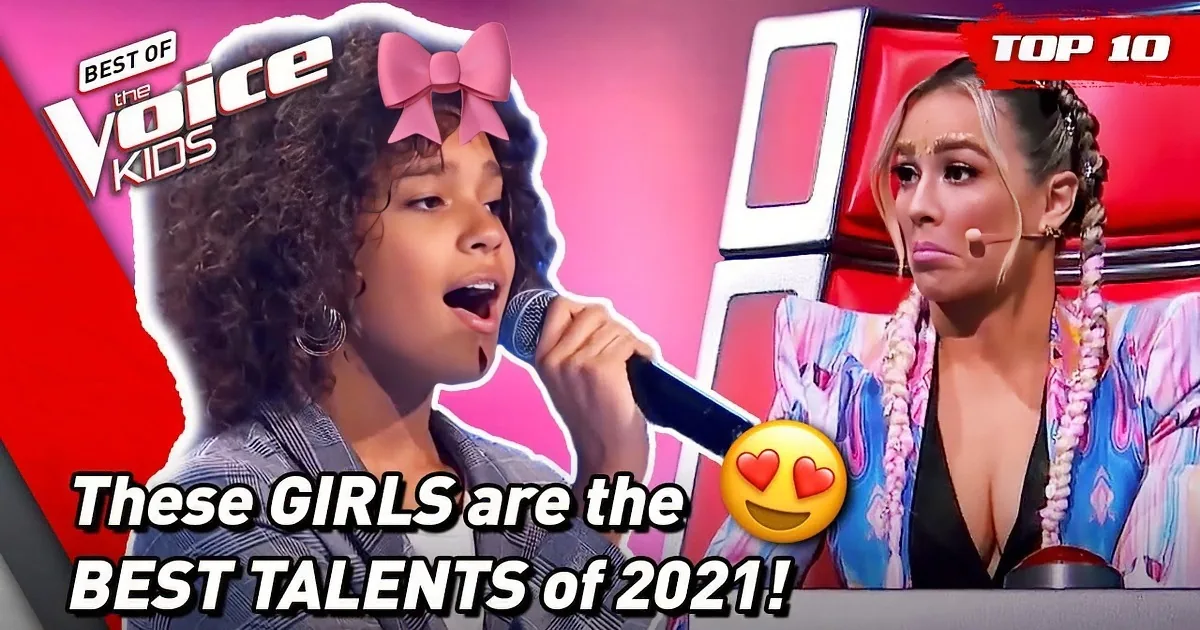 Top 10 Best Girls Auditions of on ''The Voice Kids''