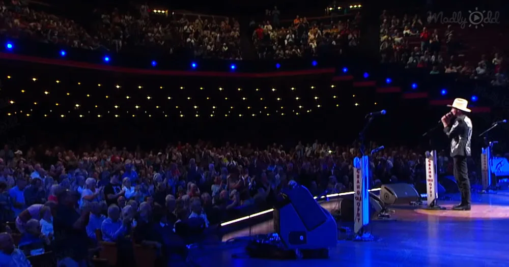 Hank Williams’ grandson singing at the Opry