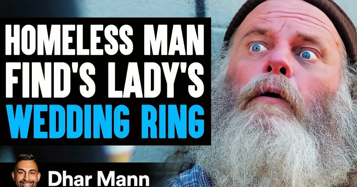 Homeless Man's Entire Life Changes After Returning Precious Diamond Engagement Ring