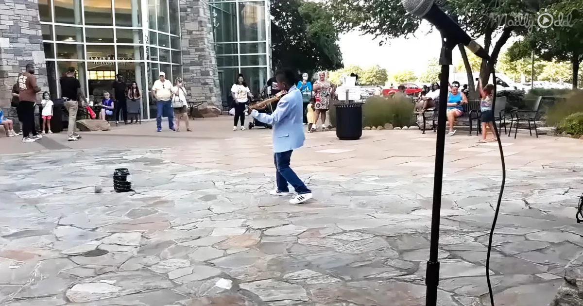 Tyler's violin performance