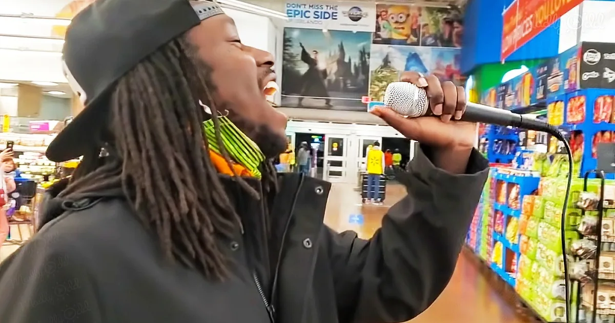 Walmart Shoppers Stop to Listen to the Best Cover of 'Unchained Melody'