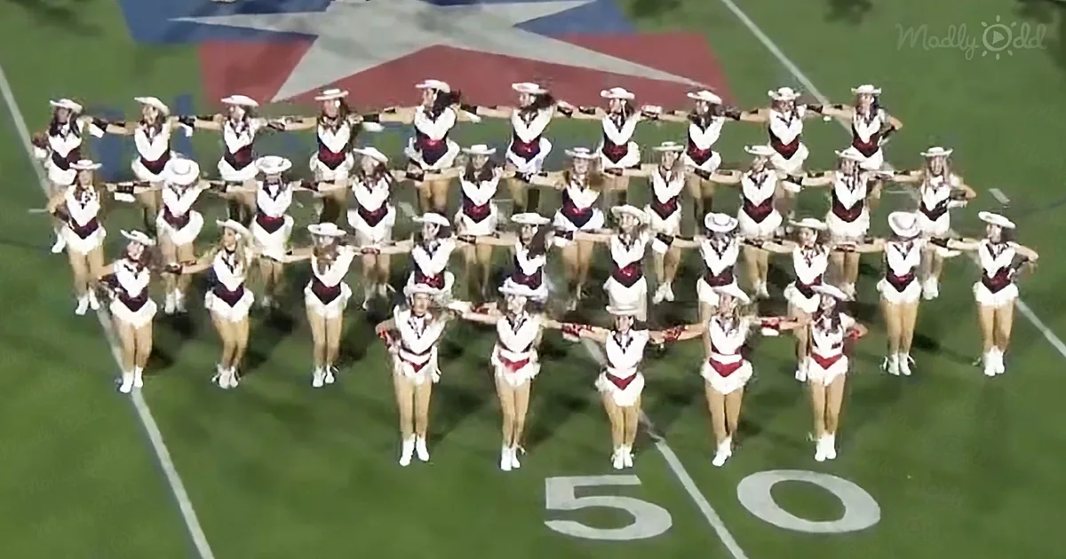 High School Drill Team Delivers Phenomenal Halftime Show.