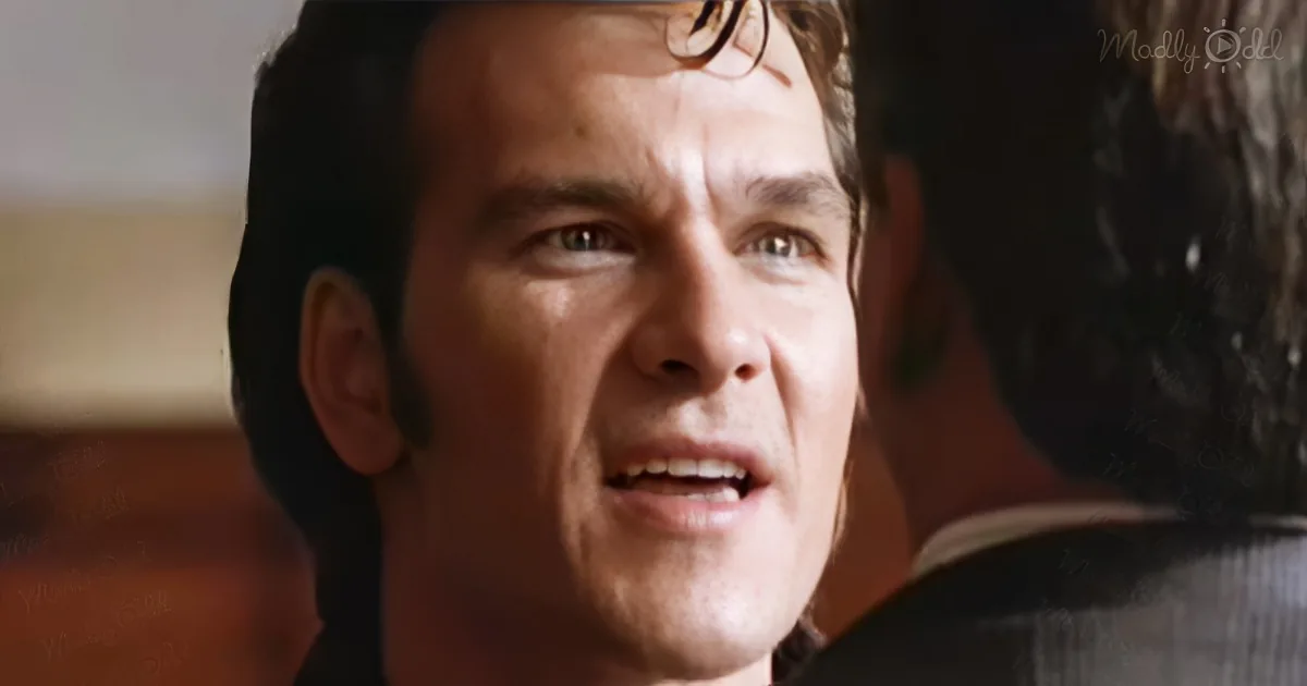 A man with a distressed expression, possibly crying, is the main subject of the image.