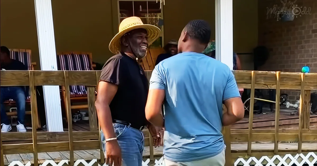Senior Dad Reunite with Military Son