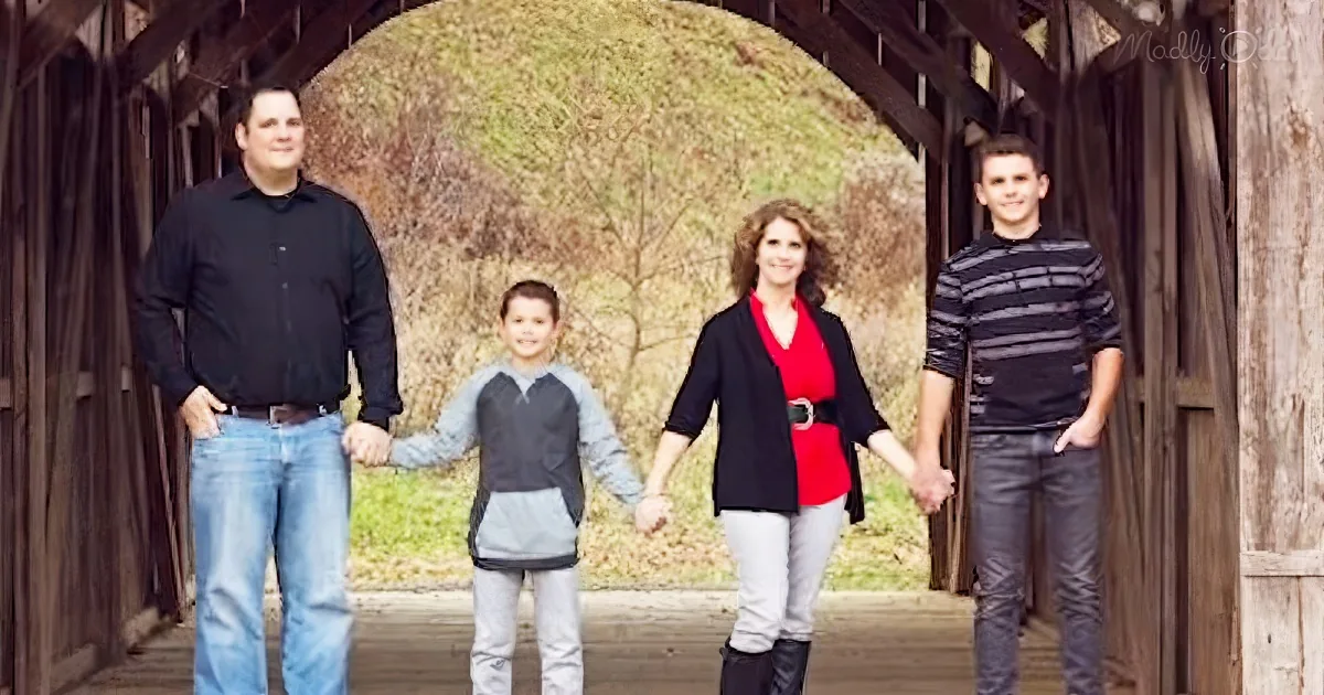 Logan with his family