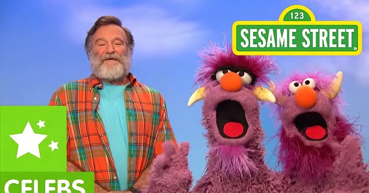 Hilarious Video of Robin Williams and the Two-Headed Monster on Sesame Street