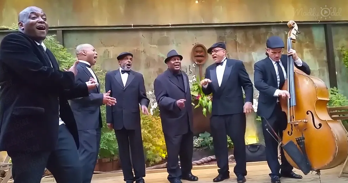 Six Men in Tuxedos Sing Epic Version of ''The Lion Sleeps Tonight''
