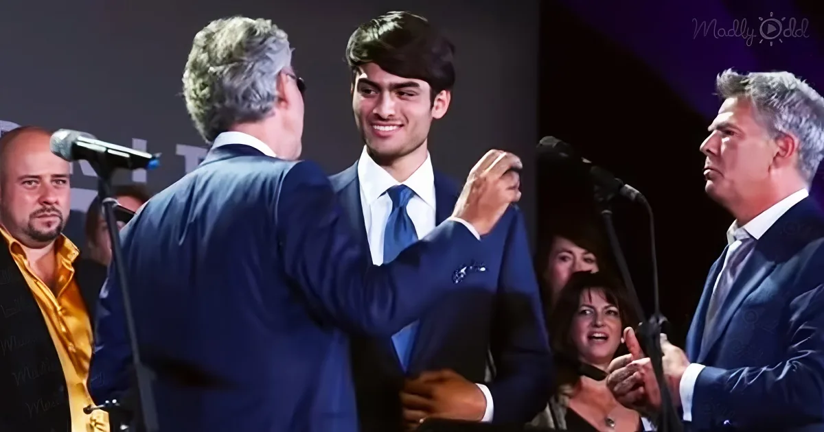 Andrea Bocelli and his son Matteo