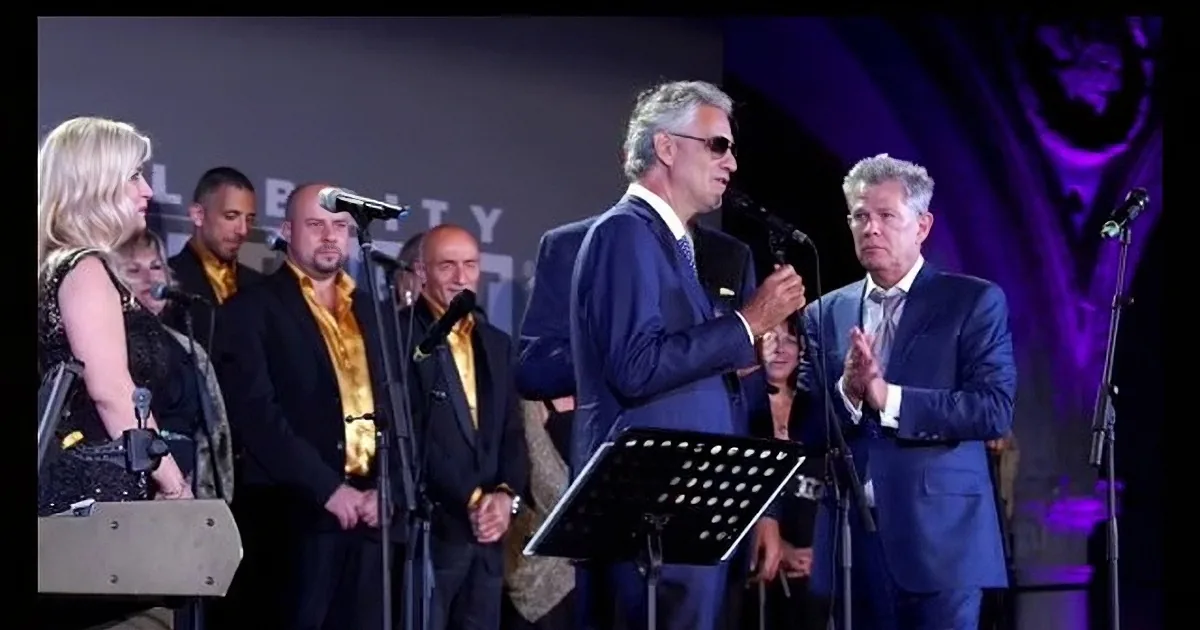 Andrea Bocelli Brings His ''Extremely Shy'' 18-Year-Old Son, Matteo Onstage and Magic Happens