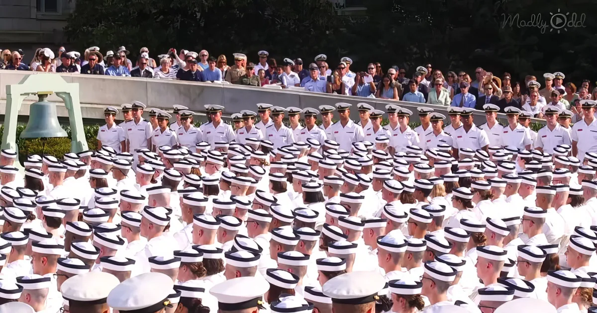 Navy freshman at Annapolis