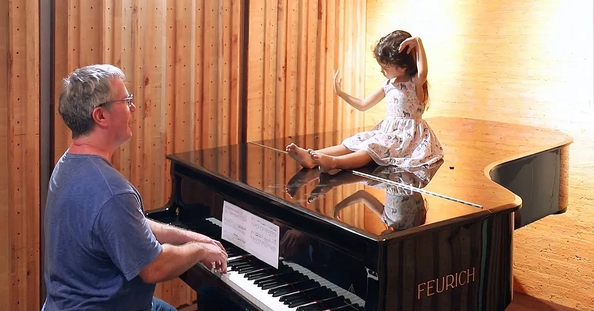 Daddy Shares Sweetest Musical Moments With Daughter by His Side