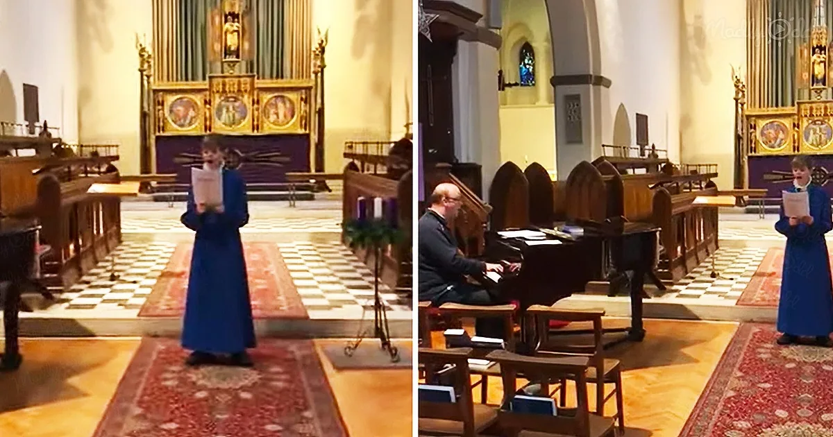 10-Year-Old Viral Voice Sings Beautiful Duet of ''The Prayer'' in Church