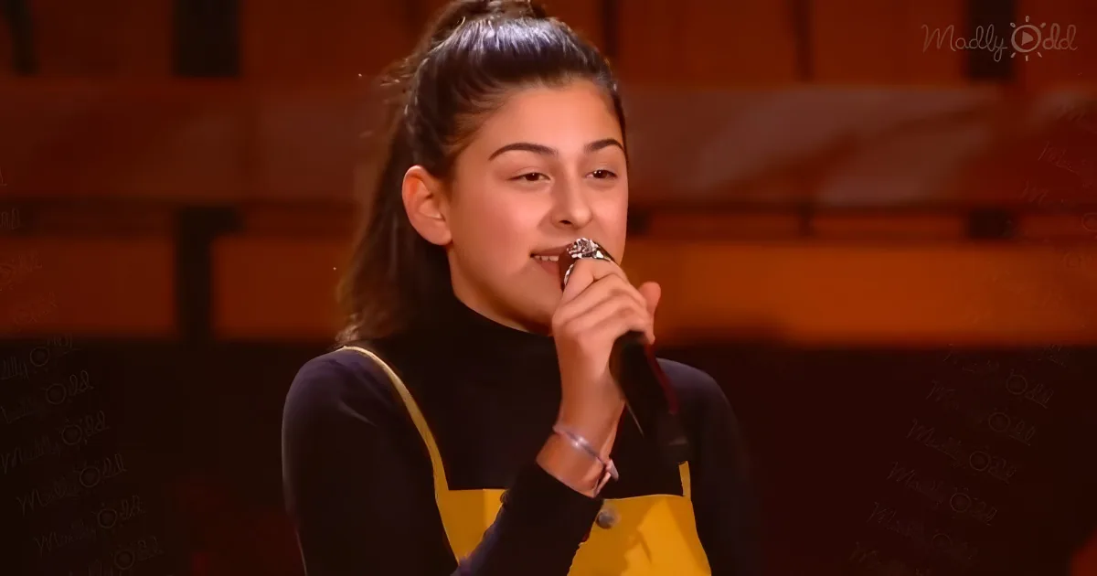Girl singing on "The Voice Kids"