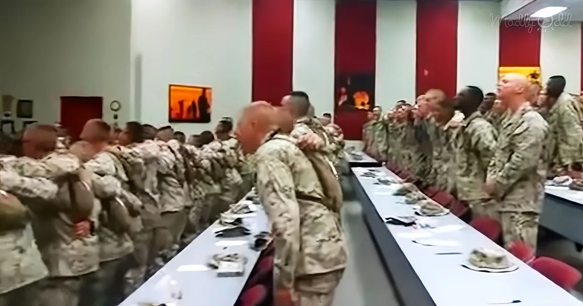 US Marines sing their hearts out to classic gospel hit ‘Days of Elijah’