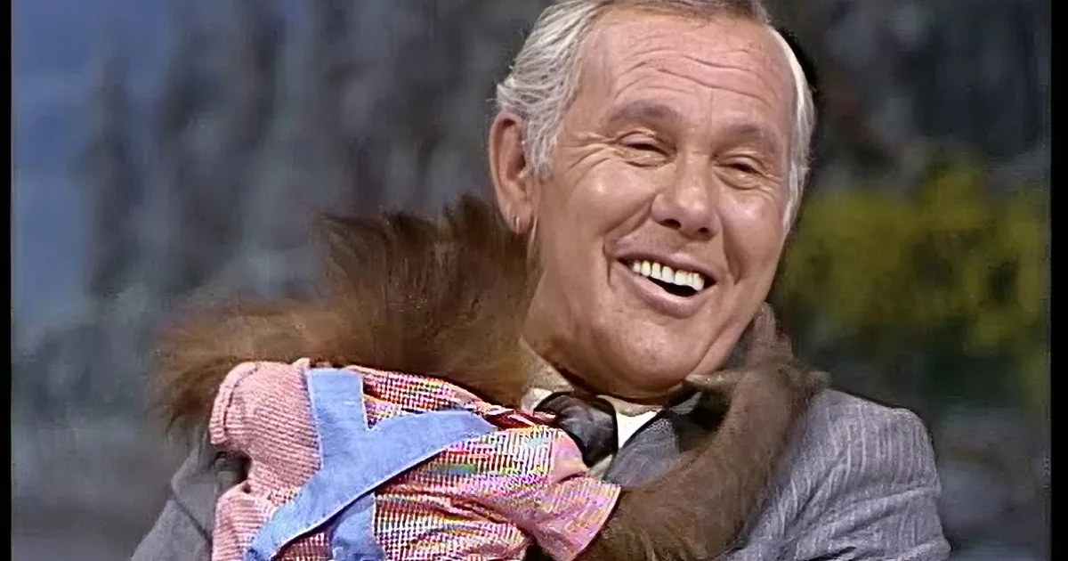 Hearts Melt When Johnny Carson Gets a Hug From a Baby Orangutan